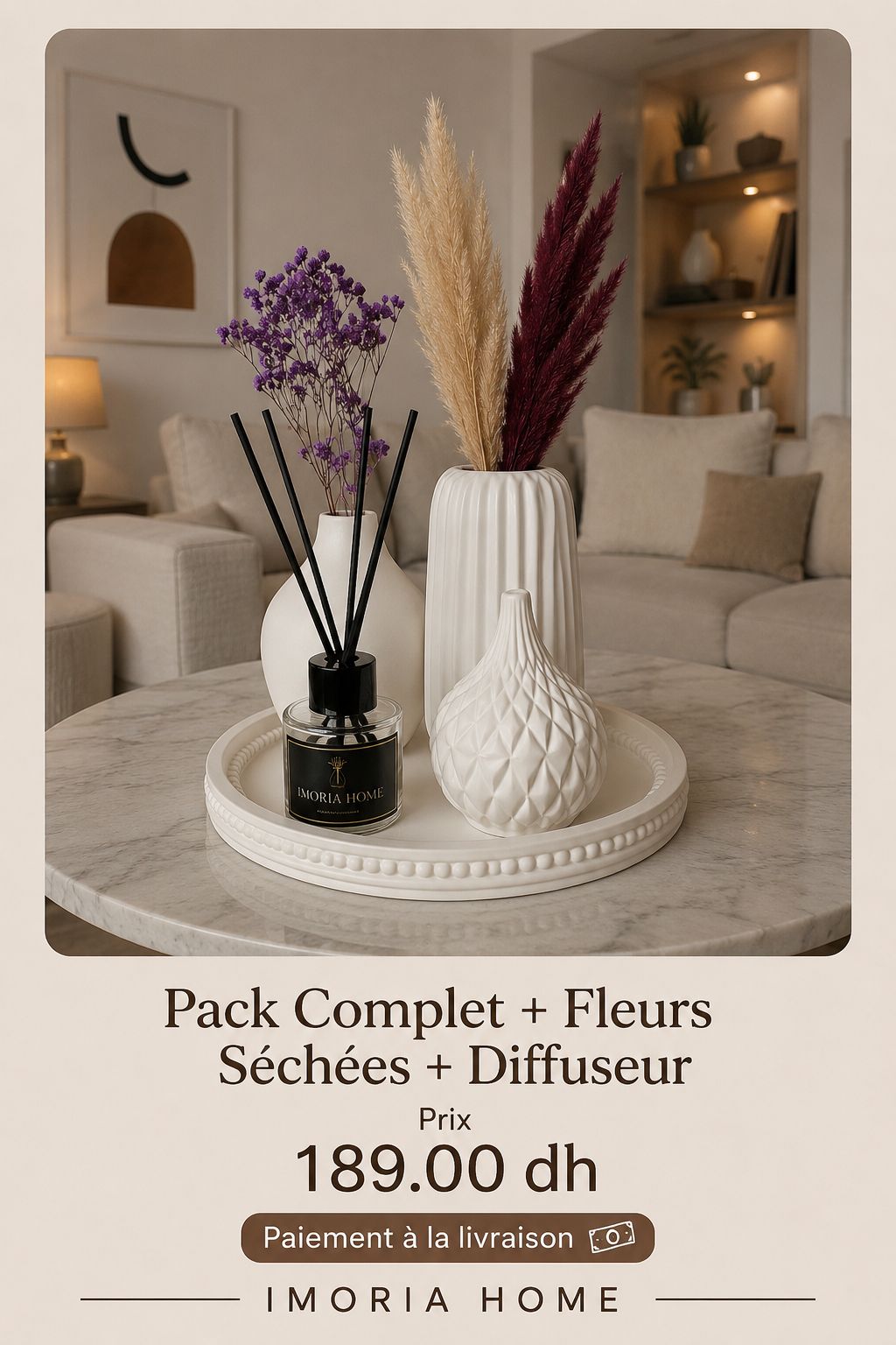 Pack Complet + Fleurs Séchées + Diffuseur